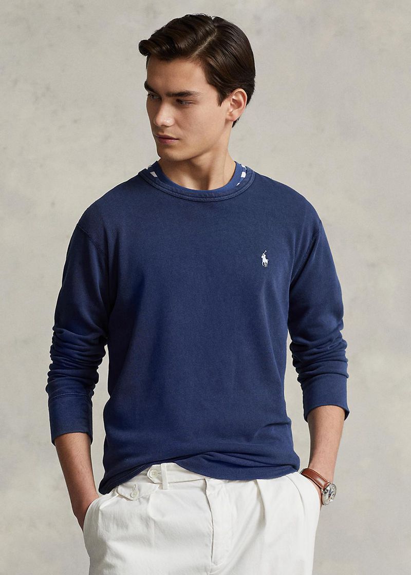 Sudadera Polo Ralph Lauren Hombre Spa Terry Chile Azul Marino BZNJU-8075